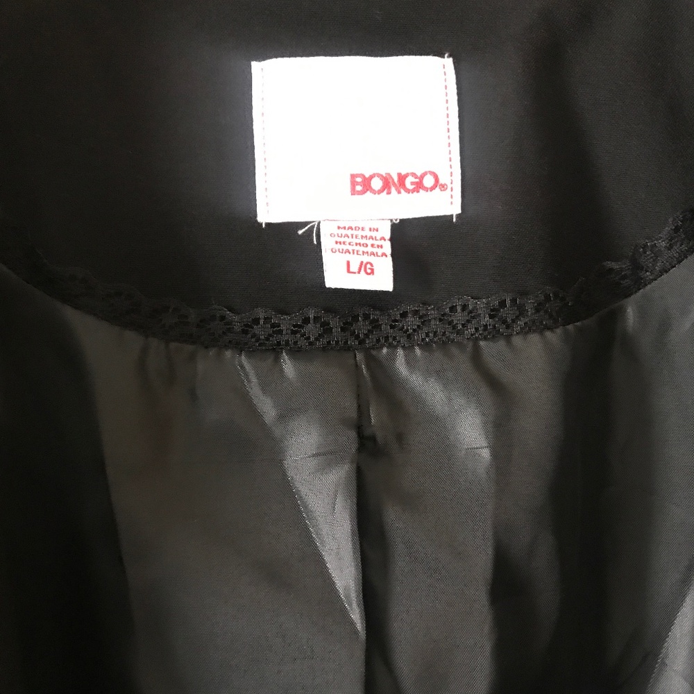 Bongo Single Button Blazer. Black. Large - image 4